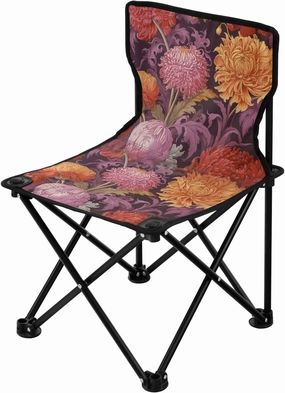 Portable Camping Folding Chairs Foldable Chair Small Chrysanthemum Oriental Lightweight Backpacking Outdoor Outside Fishing