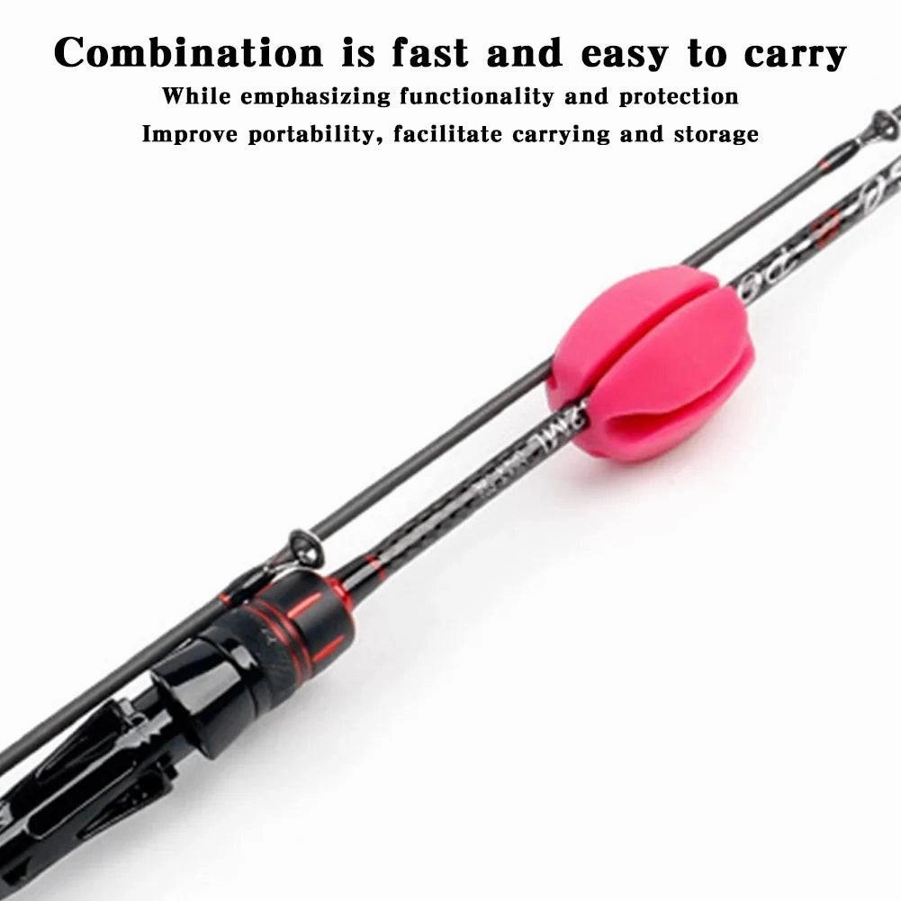 Portable Fishing Rod Fixed Ball Practical Lightweight Fishing Rod Fastener Fishing Pole Accessories