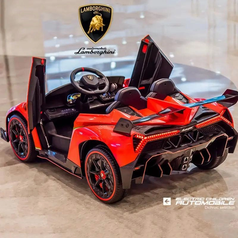 Premium Lamborghini Aventador Ride-On Toy Car for Kids 4x4 with  Remote Control  Storage