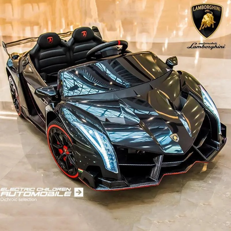 Premium Lamborghini Aventador Ride-On Toy Car for Kids 4x4 with  Remote Control  Storage