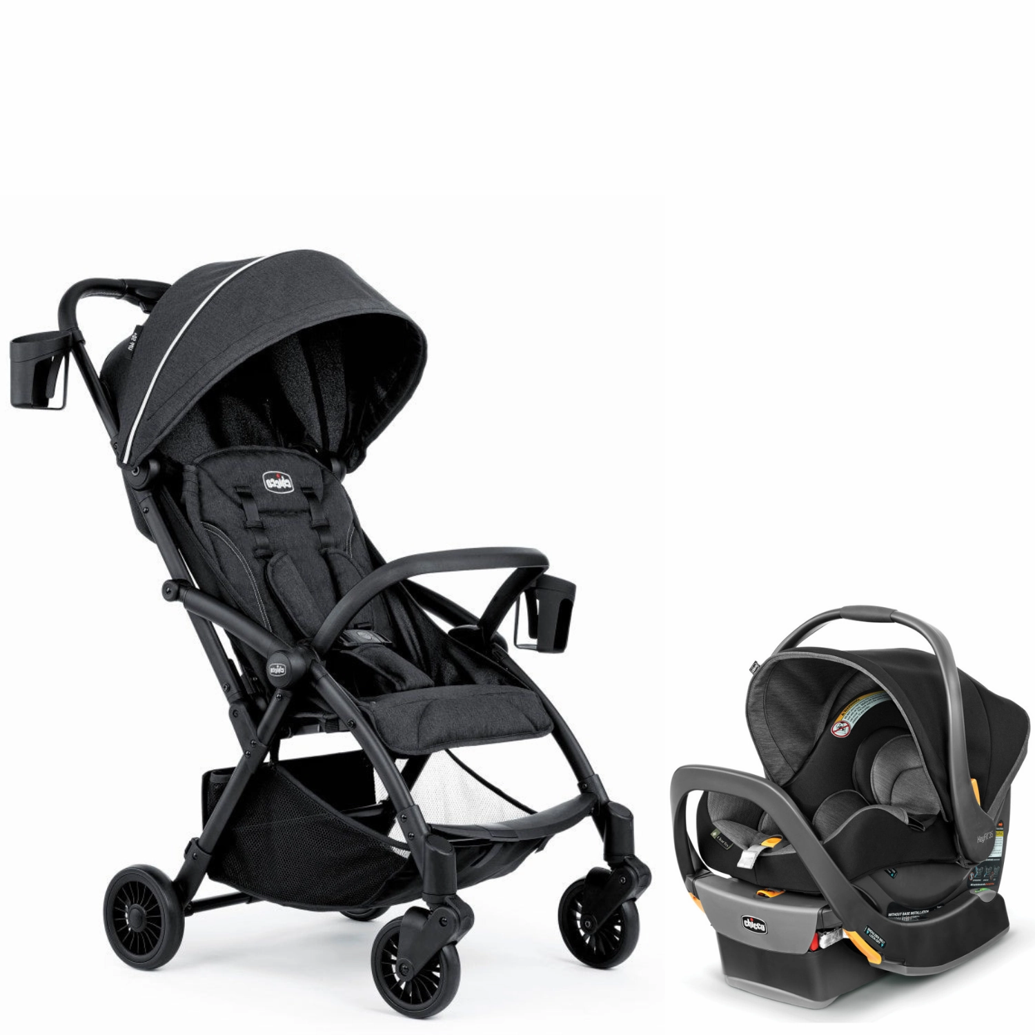 Presto Stroller   KeyFit 35 Cleartex Compact Travel System in Shadow