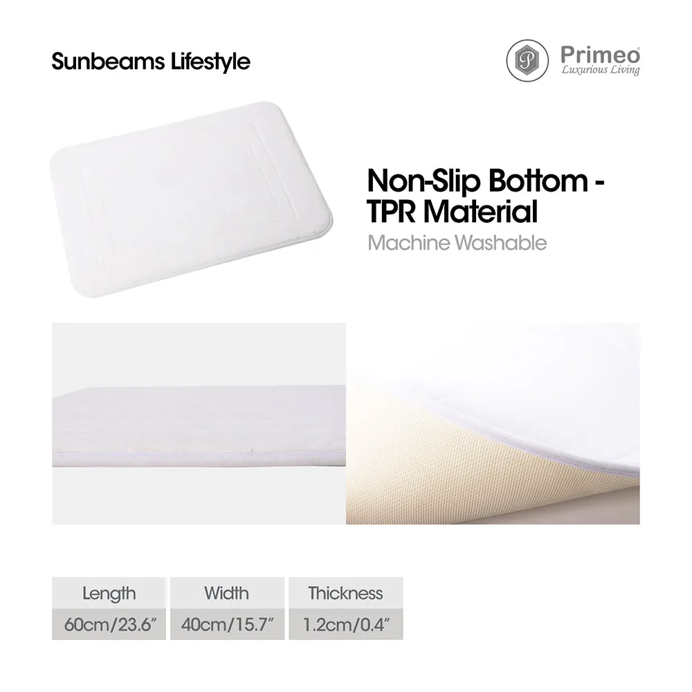 PRIMEO Premium Memory Foam Bathroom Mat