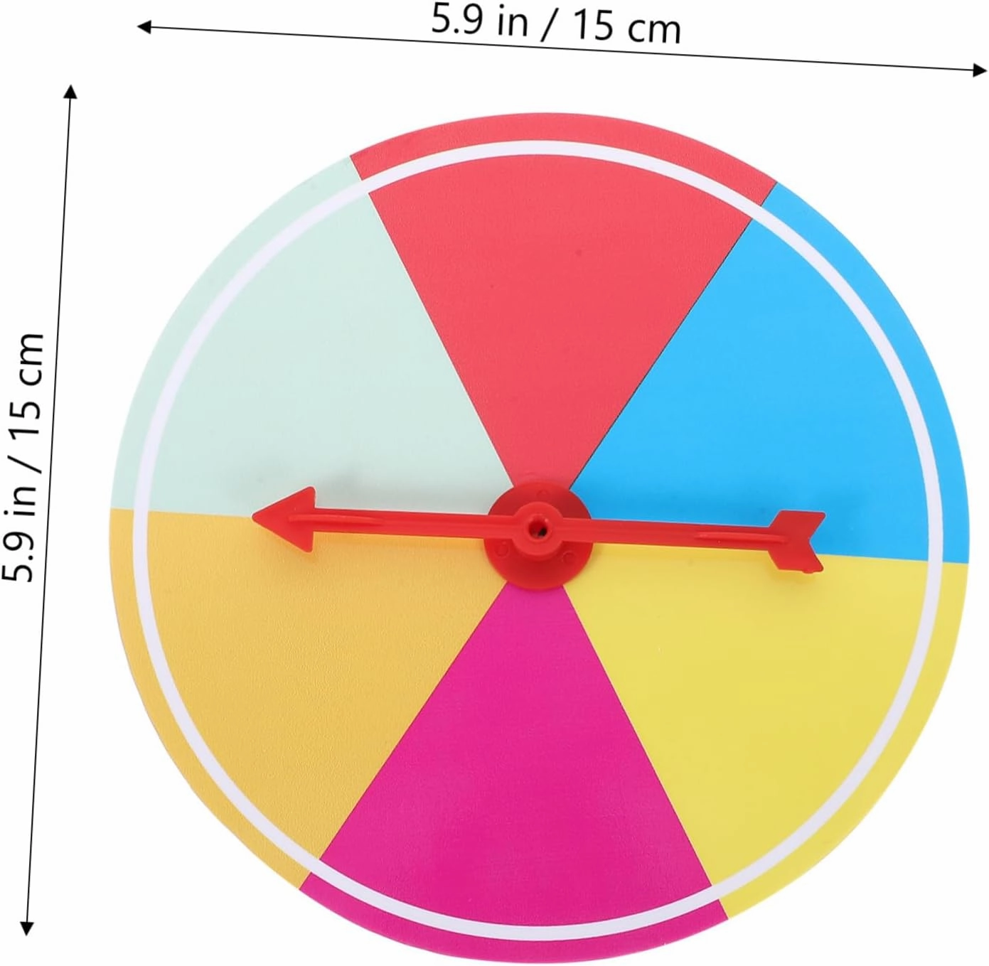 Prize Wheel Game Board for Party Games Raffles Events Lightweight Portable for Luck Draws Carnival Fun and Nights