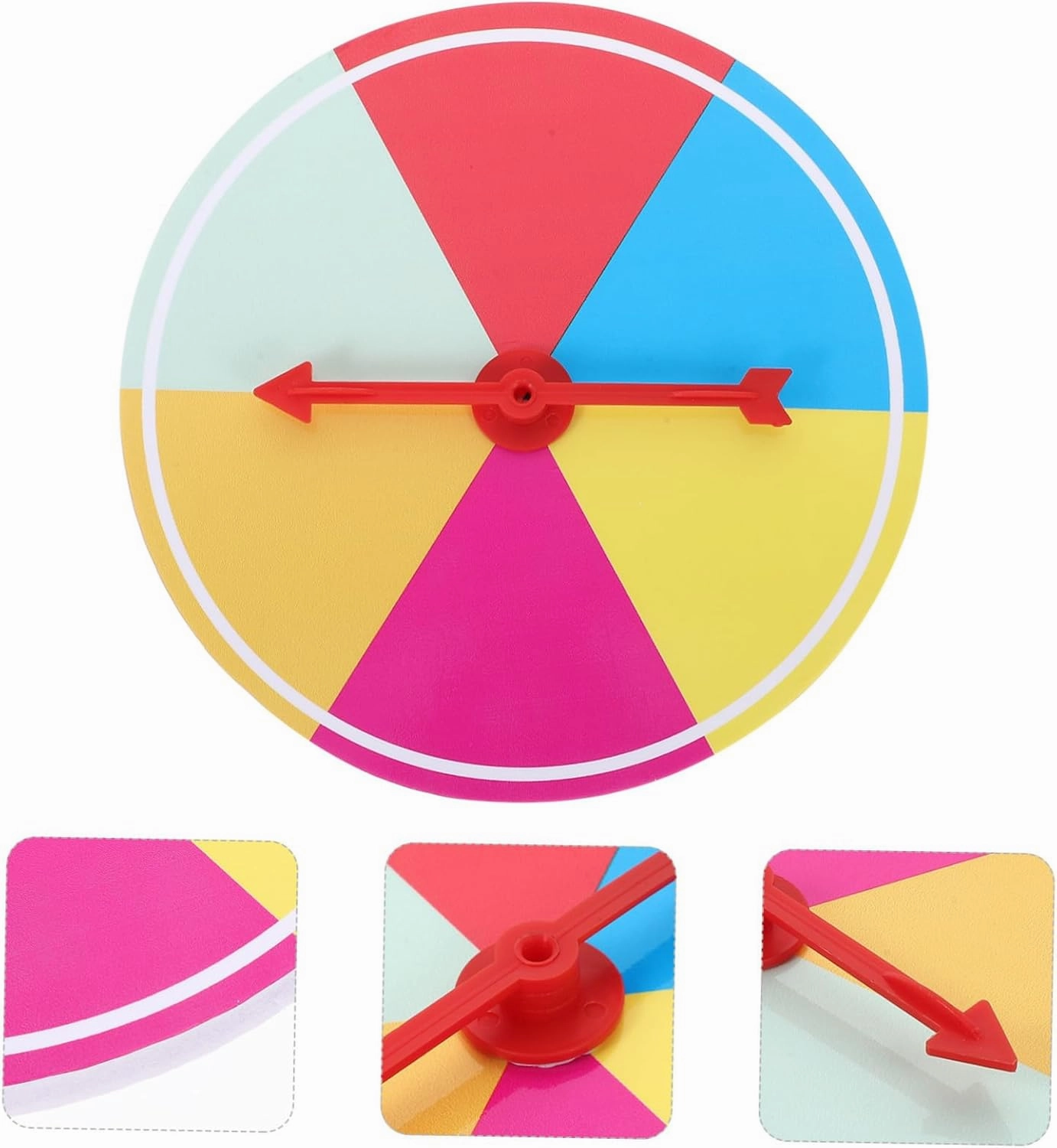 Prize Wheel Game Board for Party Games Raffles Events Lightweight Portable for Luck Draws Carnival Fun and Nights