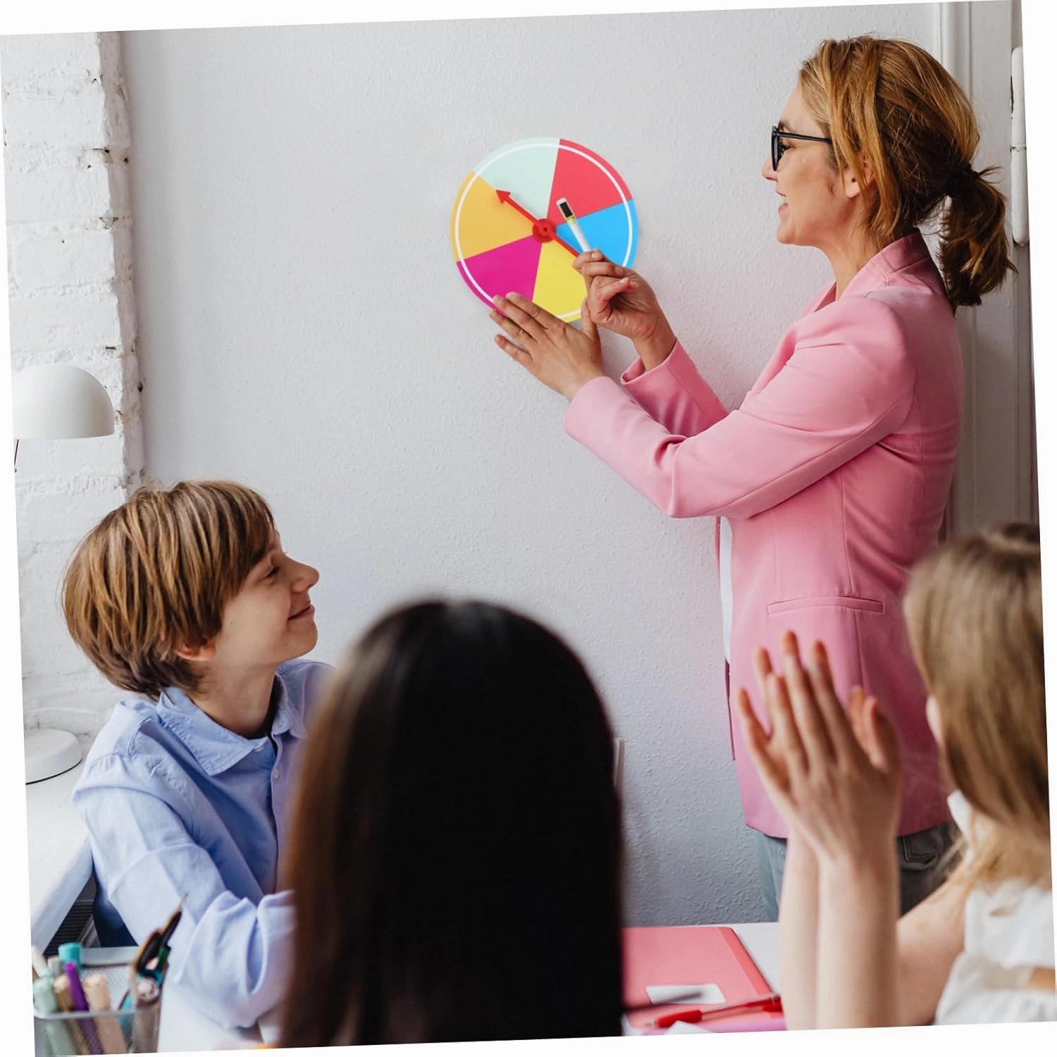Prize Wheel Game Board for Party Games Raffles Events Lightweight Portable for Luck Draws Carnival Fun and Nights