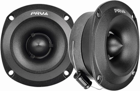 PRV AUDIO Super Tweeters for Car Audio, 3.5 Inch Bullet Tweeter Pair 240 Watts, PRV Tweeter TW350Ti-4 Slim Titanium Bullet PRO Shallow Tweeters Speakers 4 Ohm - Ultra Slim Easy to Mount