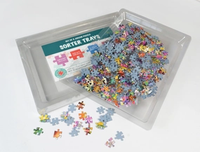 Puzzle Sorter Trays - 6 Sorter Trays and Carry Case