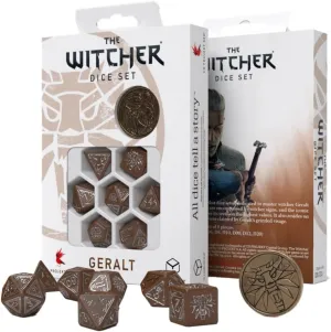 Q-Workshop The Witcher Dice Set. Geralt - Roach's Companion