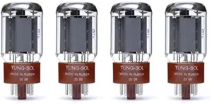 Quad of Tung-Sol 5881 New Production Power Vacuum Tube