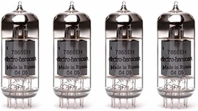 Quad of Electro Harmonix 7868 Power Vacuum Tube