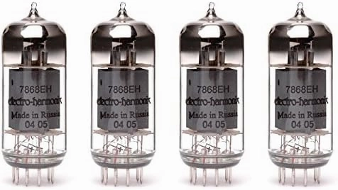 Quad of Electro Harmonix 7868 Power Vacuum Tube