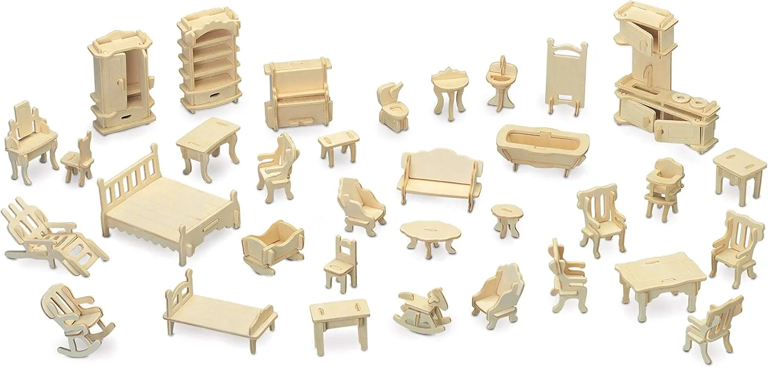 Quay Furniture Set Woodcraft Construction Kit FSC