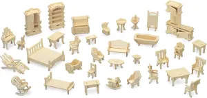 Quay Furniture Set Woodcraft Construction Kit FSC