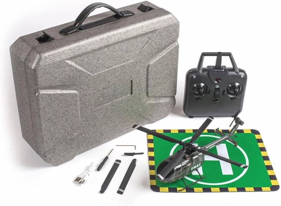 Rage R/C RGR6053 Hero-Copter, 4-Blade RTF Helicopter; SWAT