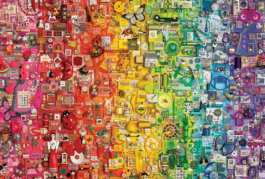 RAINBOW PUZZLE  2000PCS, Compact