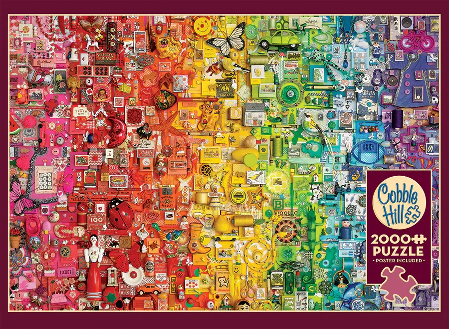 RAINBOW PUZZLE  2000PCS, Compact