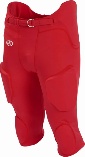 Rawlings | FPL Lightweight Football Pants | Integrated Pads | Practice / Game Use | Adult Sizes | Multiple Colors