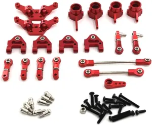 RC Car Accessories Compatible with Wltoys 284161 284010 284131 K989 K979 K969 P929 P939 1/28 RC Crawler Car Upgrade Accessories Set Steering Cup(Red)