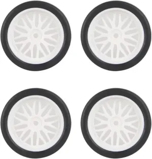 RC Car Parts for LDRC AE86 A86P A86 for LD1801 LD1802 LD1803 LD1804 A01 A02 1/18 33mm RC Hard Drift Tire Wheel Hard Tyre Modification Accessories RC Car Upgrade Parts(LA0046 2)