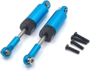 Rc Car Shock Absorber For WLtoys 184011 A949 A959 A969 A979 K929 Metal Front And Rear Hydraulic Shock Absorber RC Car Parts And Accessories Upgrade Replacement Use(Blue)