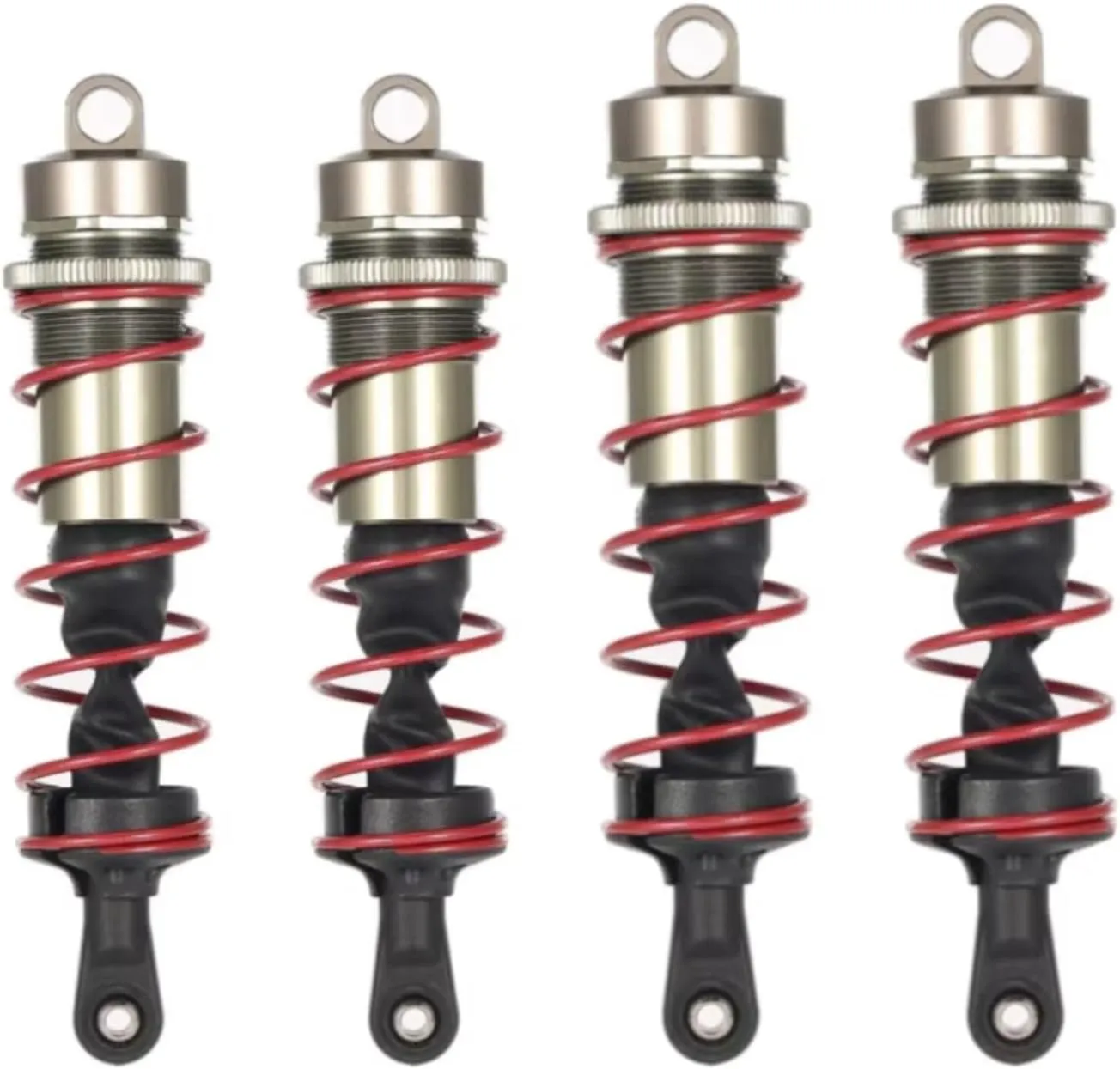 Rc Damper Shock Absorber For ZD For Racing For HPI For Flux 107016 1/8 4Pcs Shock Absorber 120mm Front 140mm Rear Metal Damper Suspension RC Car Parts Upgrade Replacement
