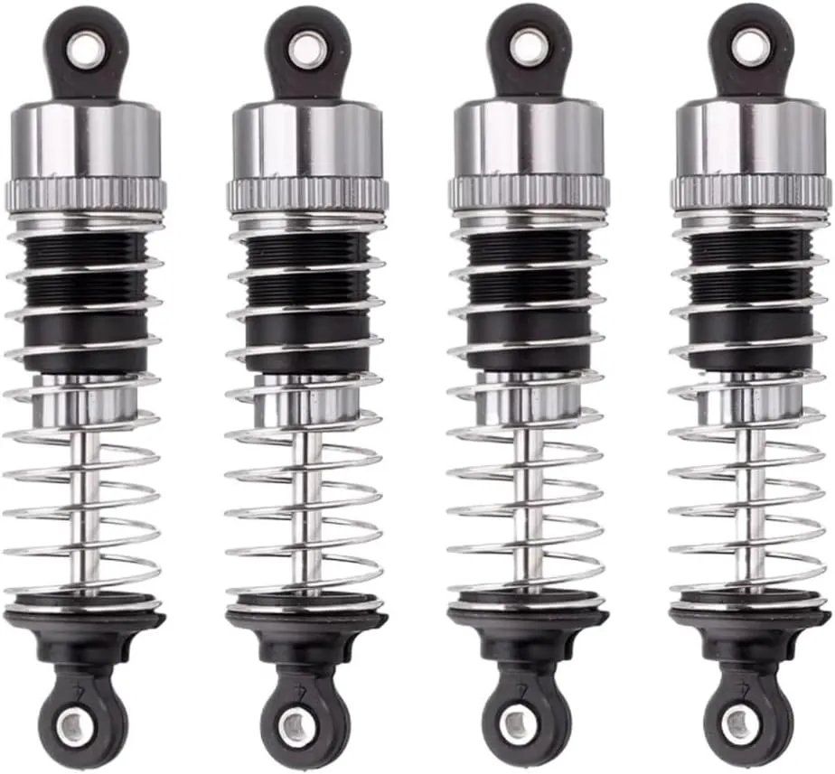 Rc Shock Absorber For HBX 16889 16889A 16890 16890A SG1601 SG1602 1/16 4Pcs Oil Metal Shock Absorber Damper RC Car Parts Accessories Upgrade Replacement Use