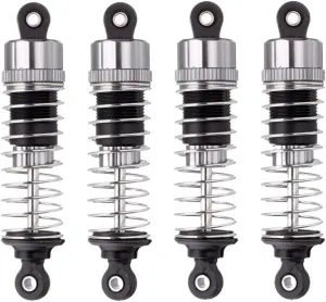 Rc Shock Absorber For HBX 16889 16889A 16890 16890A SG1601 SG1602 1/16 4Pcs Oil Metal Shock Absorber Damper RC Car Parts Accessories Upgrade Replacement Use