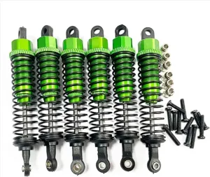 Rc Shock Absorber For Hosim For Xinlehong For Xlh 9125 9155 9156 1/10 1/12 6Pcs Metal Oil Shock Absorber Damper RC Car Upgrade Parts Accessories Replacement Use
