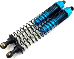 Rc Shock Absorber For HSP 94180 18019 180007 1/10 4WD 4X4 130mm Long Shock Absorber Damper Oil Adjustable Type Rc For Rock Crawler Parts Replacement Use(Blue)