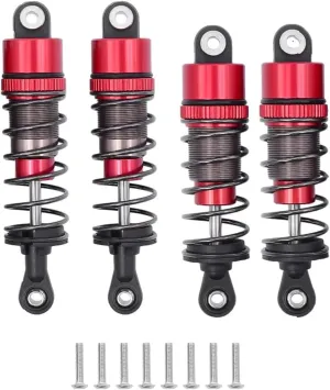 Rc Shock Absorber For Hyper Go For MJX 14209 14210 H14BM 4pcs 62mm 70mm Metal Shock Absorber Rc Car Off-road Vehicle Parts And Accessories Upgrade Replacement Use