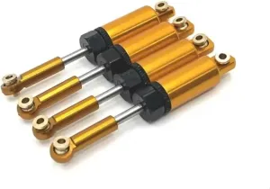 Rc Shock Absorber For Hyper Go For MJX 14303 14302 14301 4pcs Metal Shock Absorber Rc Car Tracked Vehicle Vehicle Parts And Accessories Upgrade Replacement Use