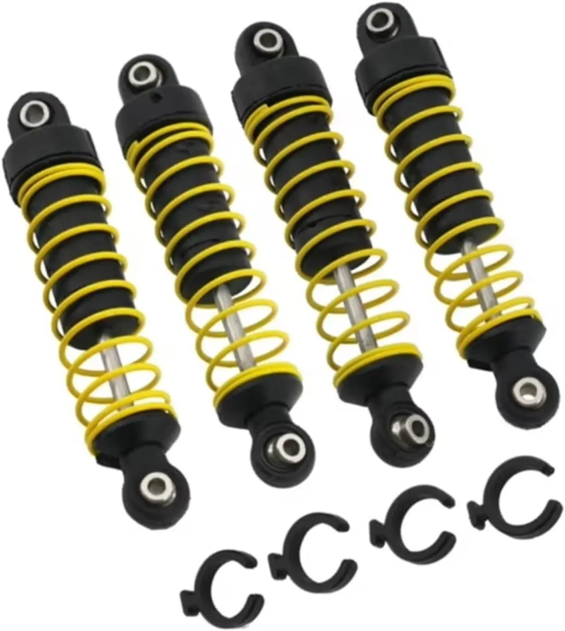Rc Shock Absorber For MJX 16207 For WPL C14 C24 For SCY 16101 16102 For MN D90 For MN99S SY1201 SY1202 Oil Shock Absorber Damper RC Car Upgrade Parts Accessories(4pcs)