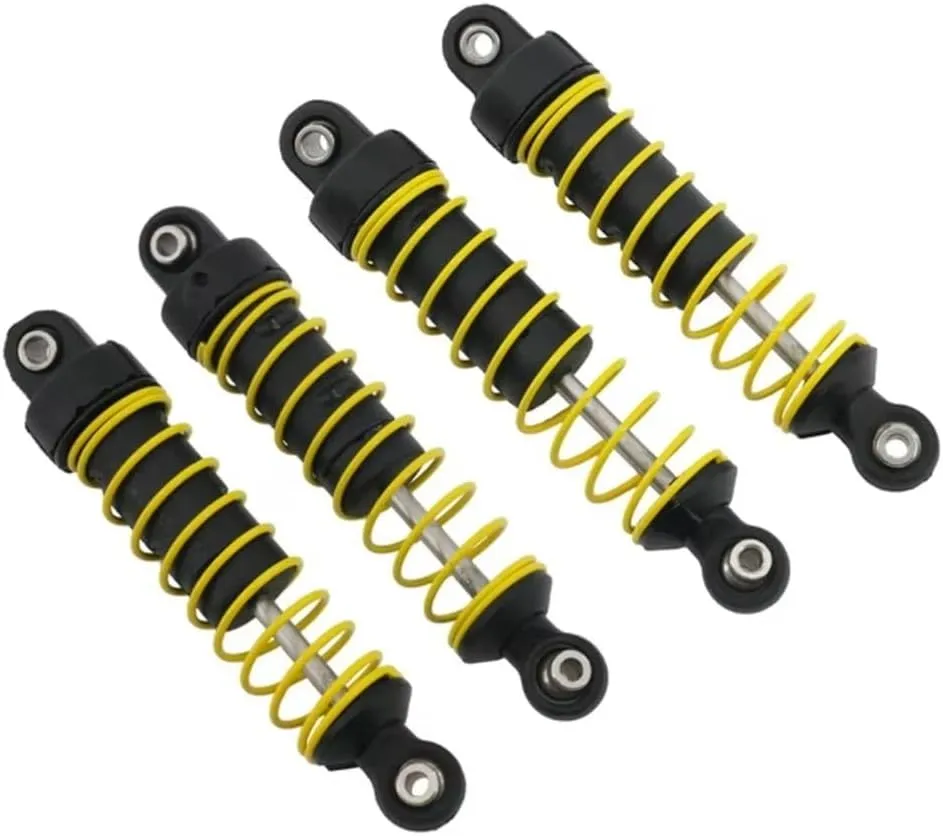 Rc Shock Absorber For MJX 16207 For WPL C14 C24 For SCY 16101 16102 For MN D90 For MN99S SY1201 SY1202 Oil Shock Absorber Damper RC Car Upgrade Parts Accessories(4pcs)