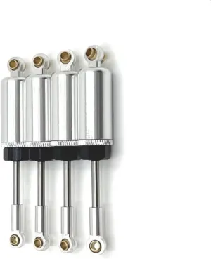 Rc Shock Absorber For MJX M162 M163 16207 16208 16209 16210 Metal Hydraulic Shock Absorber For Fit RC Car Parts And Accessories Upgrade Replacement And Use(Silver)
