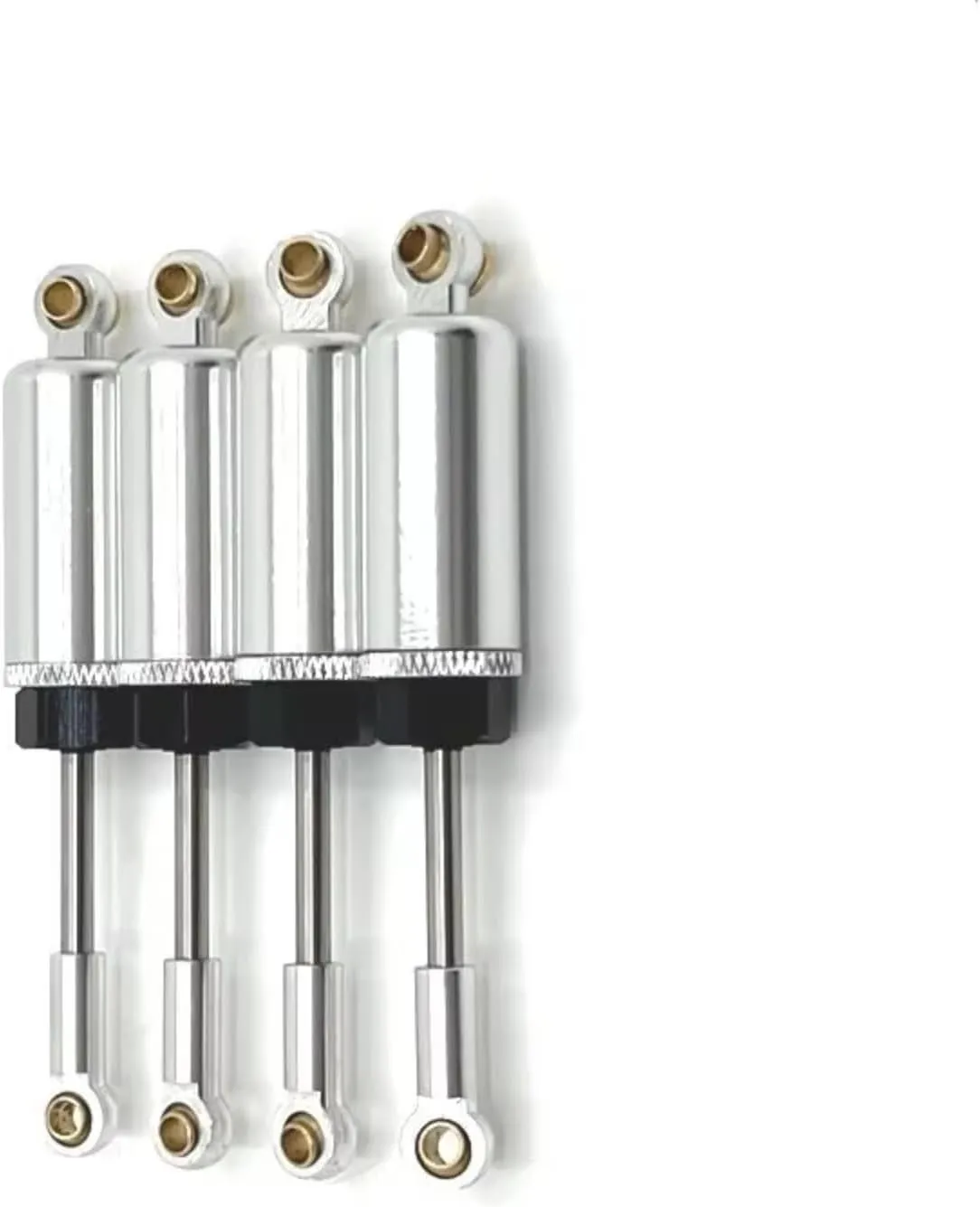 Rc Shock Absorber For MJX M162 M163 16207 16208 16209 16210 Metal Hydraulic Shock Absorber For Fit RC Car Parts And Accessories Upgrade Replacement And Use(Silver)