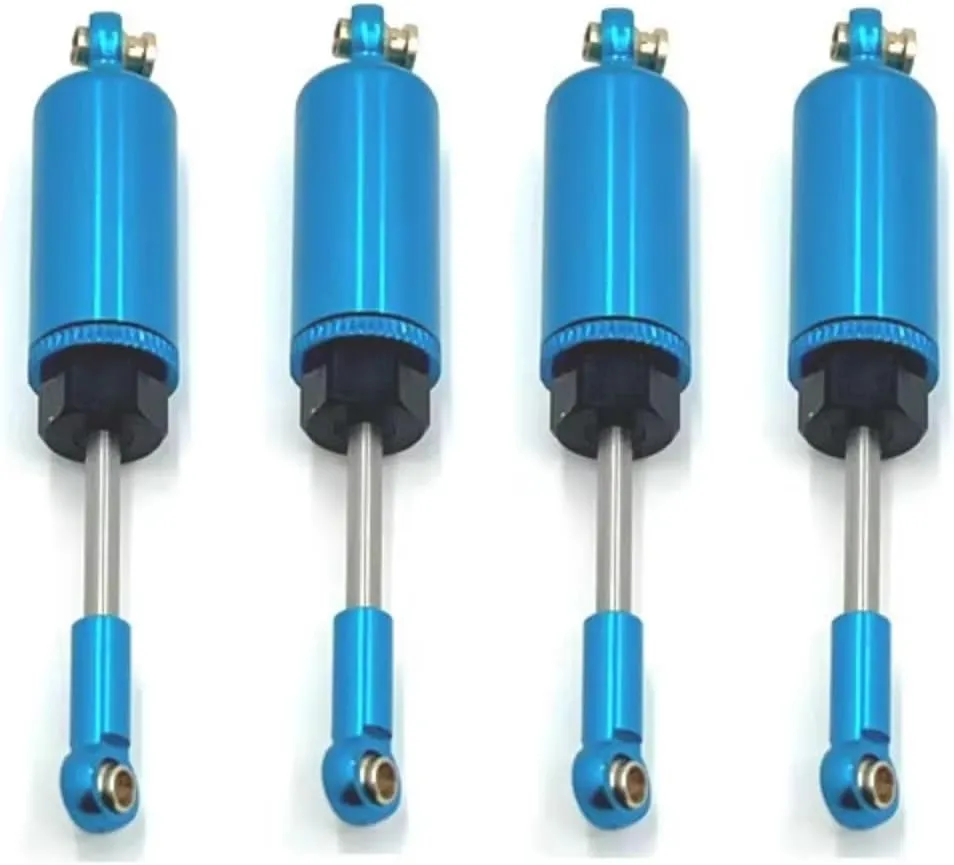 Rc Shock Absorber For SCY 16101 16102 16103 16104 16106 16201 1/16 4pcs Oil-filled Metal Shock Absorber Damper RC Car Upgrade Parts Accessories Replacement Use