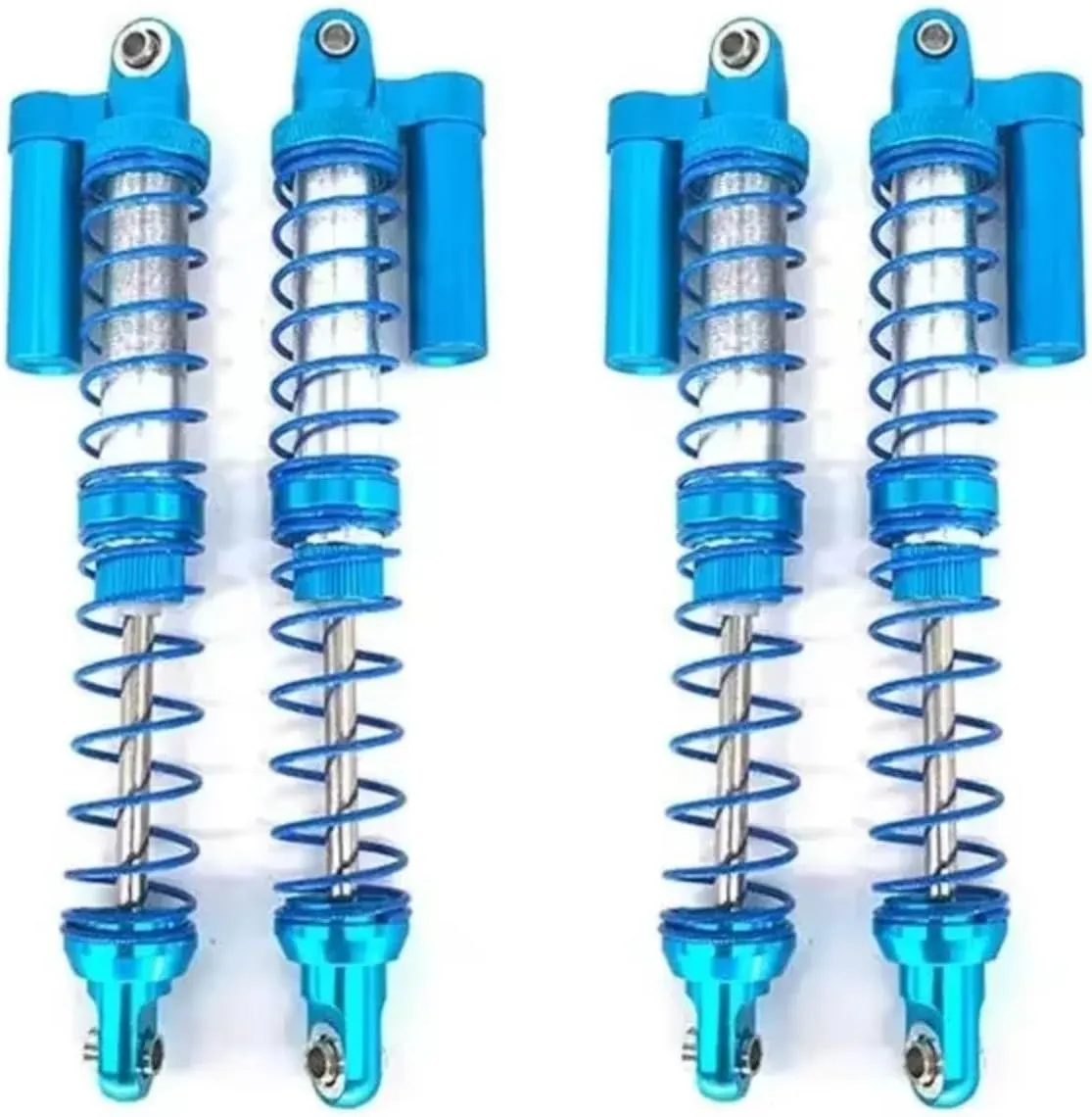 Rc Shock Absorber For Wraith For Traxxas For TRX4 For SCX10 90046 1/10 4pcs Oil Adjustable 90 100 110 Mm Shock Absorber Metal Damper RC Car Parts Replacement(110mm)