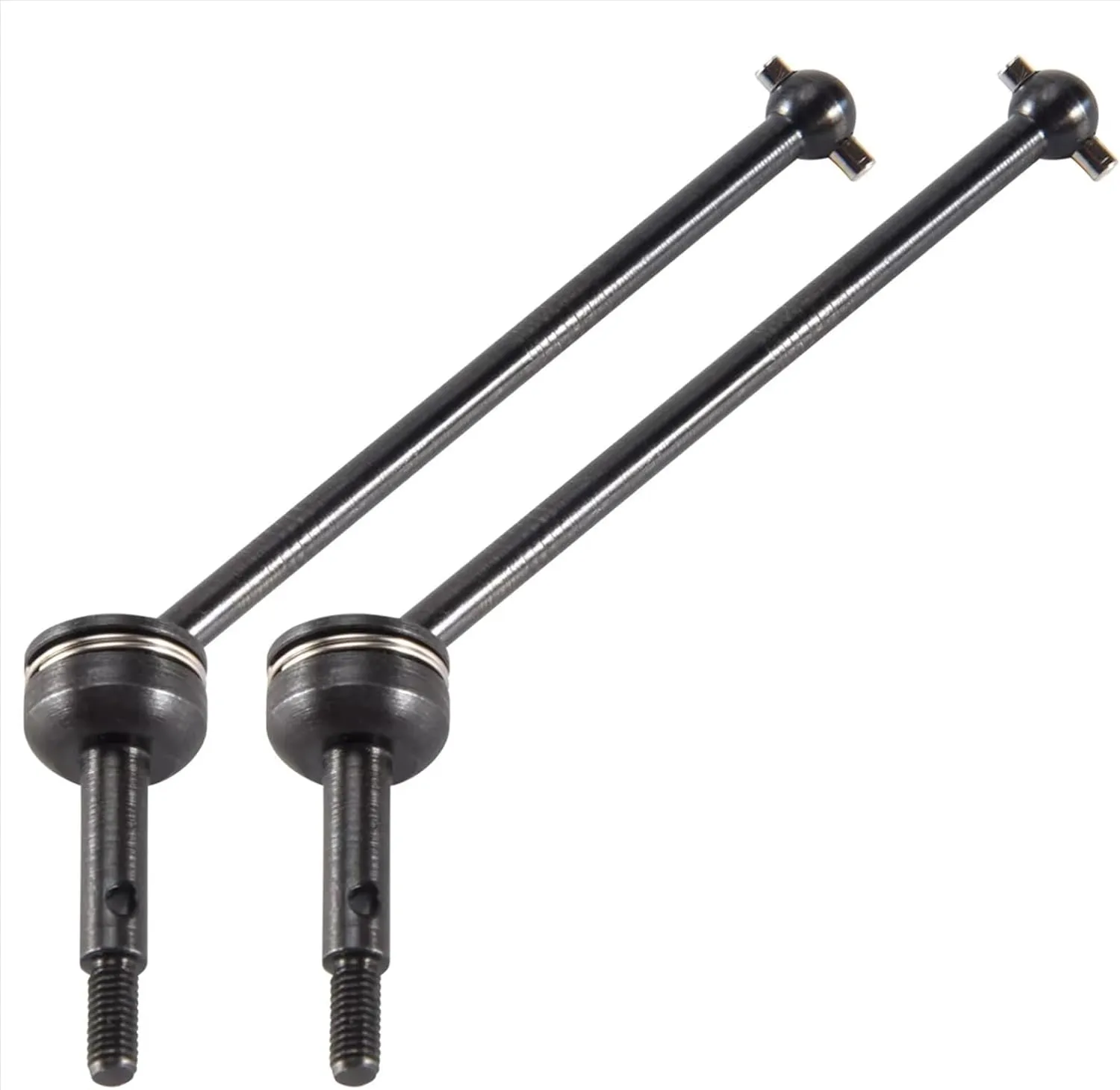 RC Transmission Shaft Compatible with WLtoys 144001 1/14 RC Car Upgrade Parts Replacement Accessories 2Pcs CVD Steel for Universal Drive Shaft
