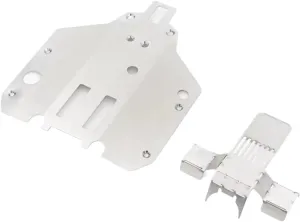 RC Upgrade Parts for Feiyue FY03 FY06 FY07 FY08 1/12 2pcs Stainless Steel for Chassis and Rear Axle Protector Skid Plate RC Car Upgrade Parts