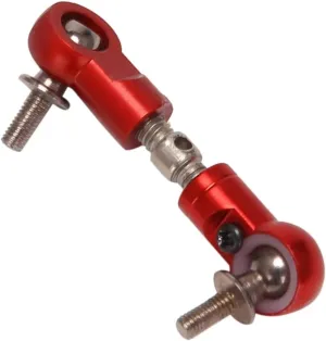RC Upgrade Parts for HPI for Rofun for Rovan for KM for Baja 5B 5T 5SC for Losi 5Ive T 1/5 CNC Pull Rod Steering Servo Arm Rc Car Parts-Orange Red