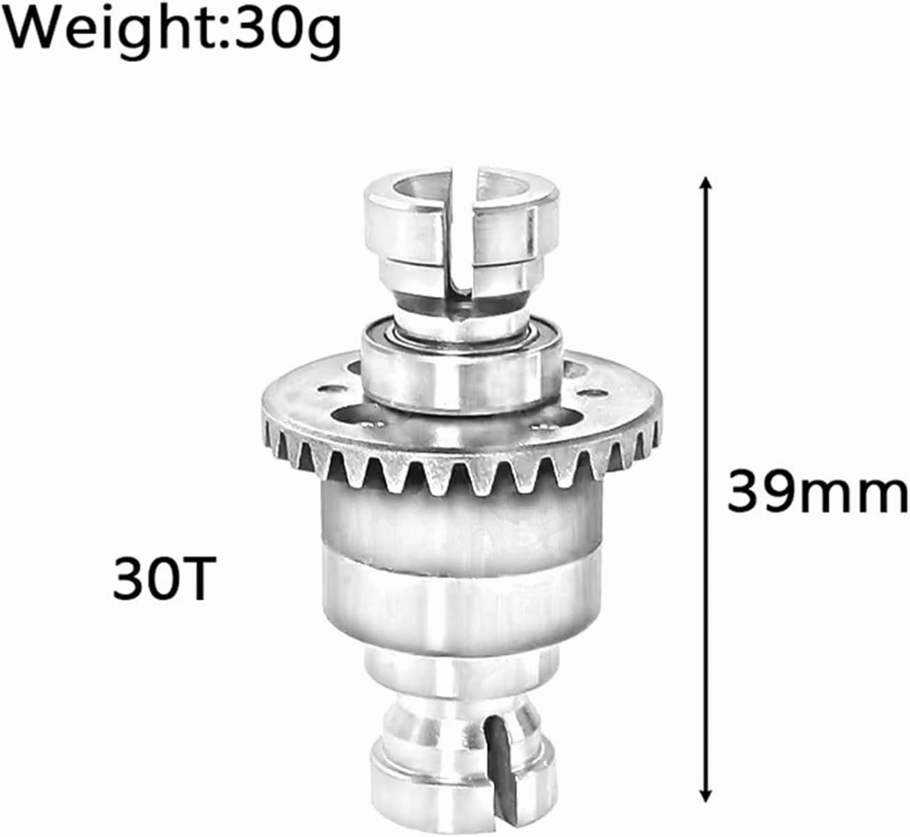 RC Accessory Compatible with Arrma 1/18 for Granite for Grom 1/14 for Mini for Mojave for GROM RC Car Upgrade Parts Accessories Metal Differential(F)