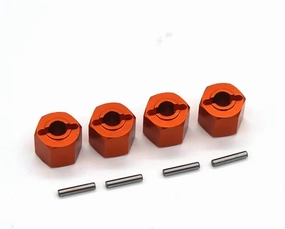 RC Accessory Compatible with ZD for Racing for DBX-10 1/10 RC Car Upgrades Parts Accessories Metal 12mm Wheel Hex Hub Adapter