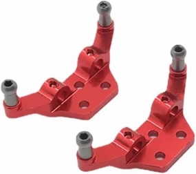 RC Car DIY Parts for Wltoys P929 P939 K979 K989 K999 K969 1/28 Metal Shock Absorber CVD Steering Cup for Swing Arm RC Car Sare Parts Upgrade Suit(Red)