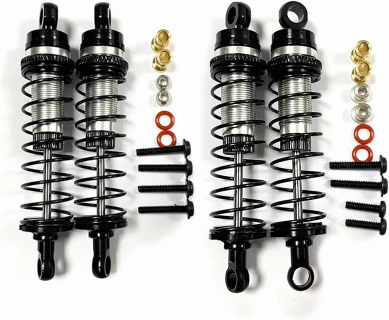 RC Car Shock Absorbers Compatible With Losi 1/18 For Mini-T 2.0 For Mini-B 1/16 RC Truck Car Upgrades Parts Metal Front And Rear Shock Absorber Damper