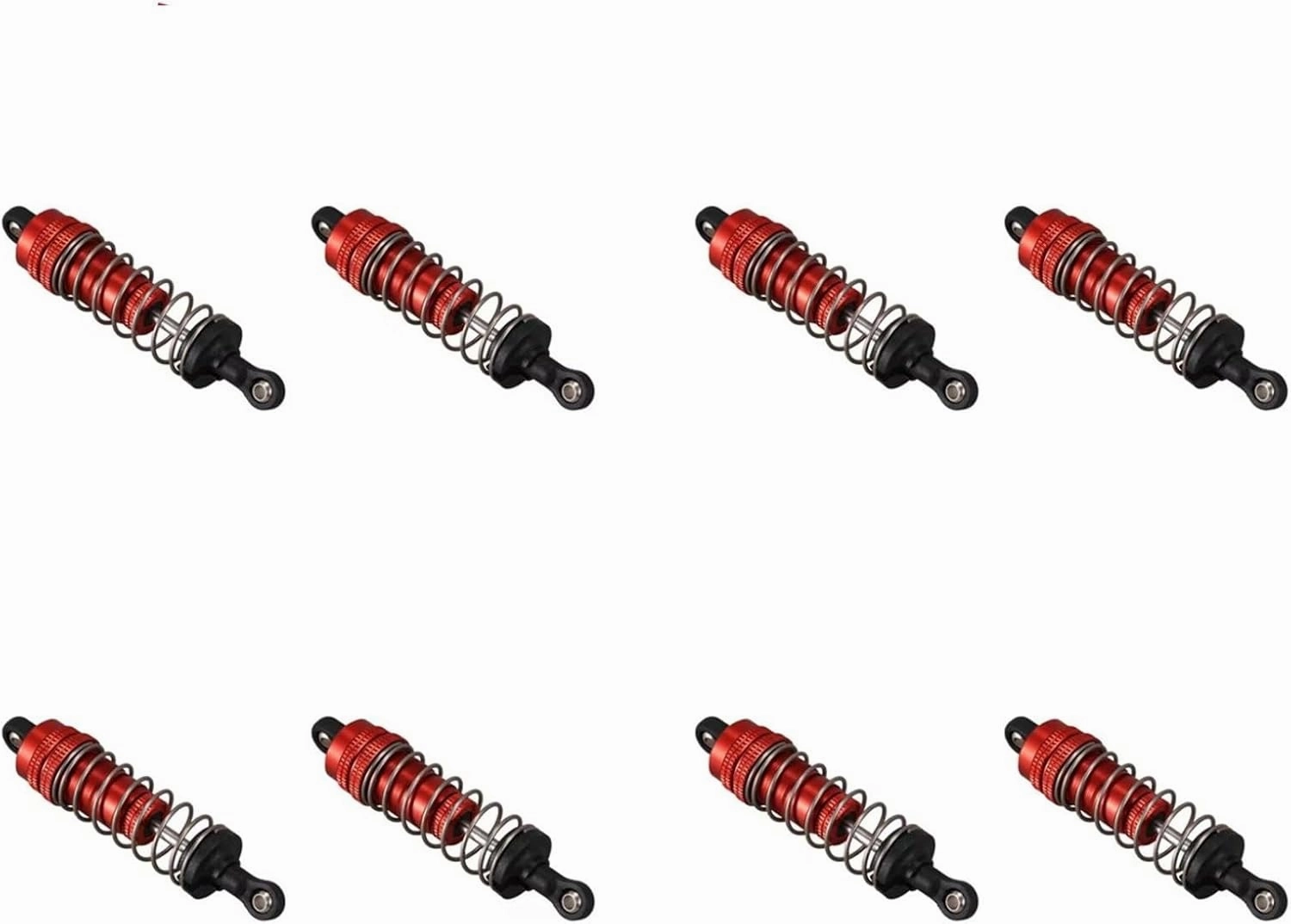 RC Car Shock Absorbers Compatible With Wltoys 144001 1/14 4WD RC Drift For Racing Car Upgrade Parts Replacement Accessory 8Pcs Metal Shock Absorber Damper