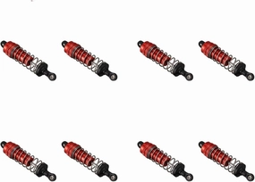 RC Car Shock Absorbers Compatible With Wltoys 144001 1/14 4WD RC Drift For Racing Car Upgrade Parts Replacement Accessory 8Pcs Metal Shock Absorber Damper