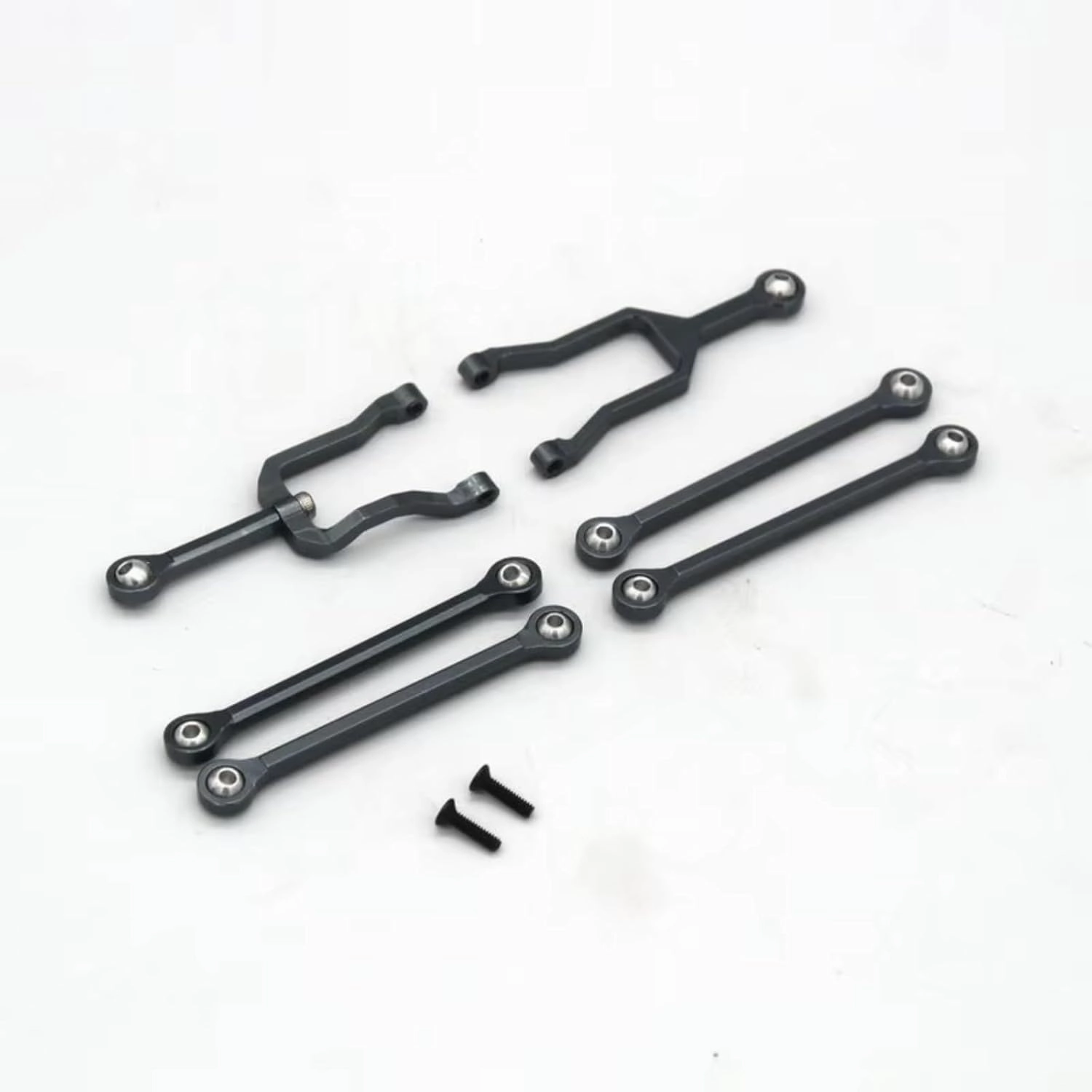 RC Car Upgrade Part for Kyosho for Mini-Z 4X4 for Jimny Hynix for Small for Climbing RC Remote Control Car Metal Upgrade Accessories Set Rod(Gray)