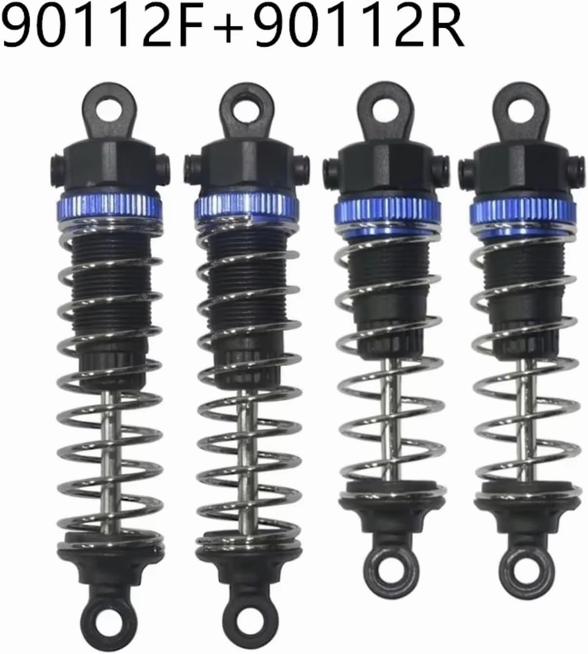 Rc Shock Absorber For HBX 901 901A 903 903A 905 905A 90112 1/12 2 pcs Front And Rear Shock Absorber RC Car Spare Parts Upgrade Accessories Replacement Use(90112F and 90112R)
