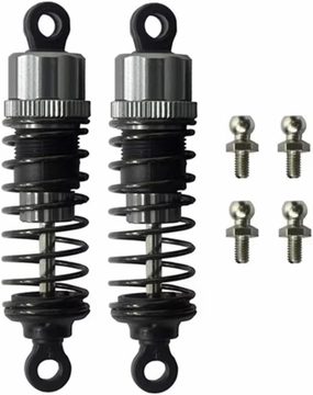 Rc Shock Absorber For HBX For Haiboxing 901 901A 903 903A 905 905A 1/12 2pcs Metal Shock Absorber RC Car Off-road Vehicle Parts And Accessories Replacement Use