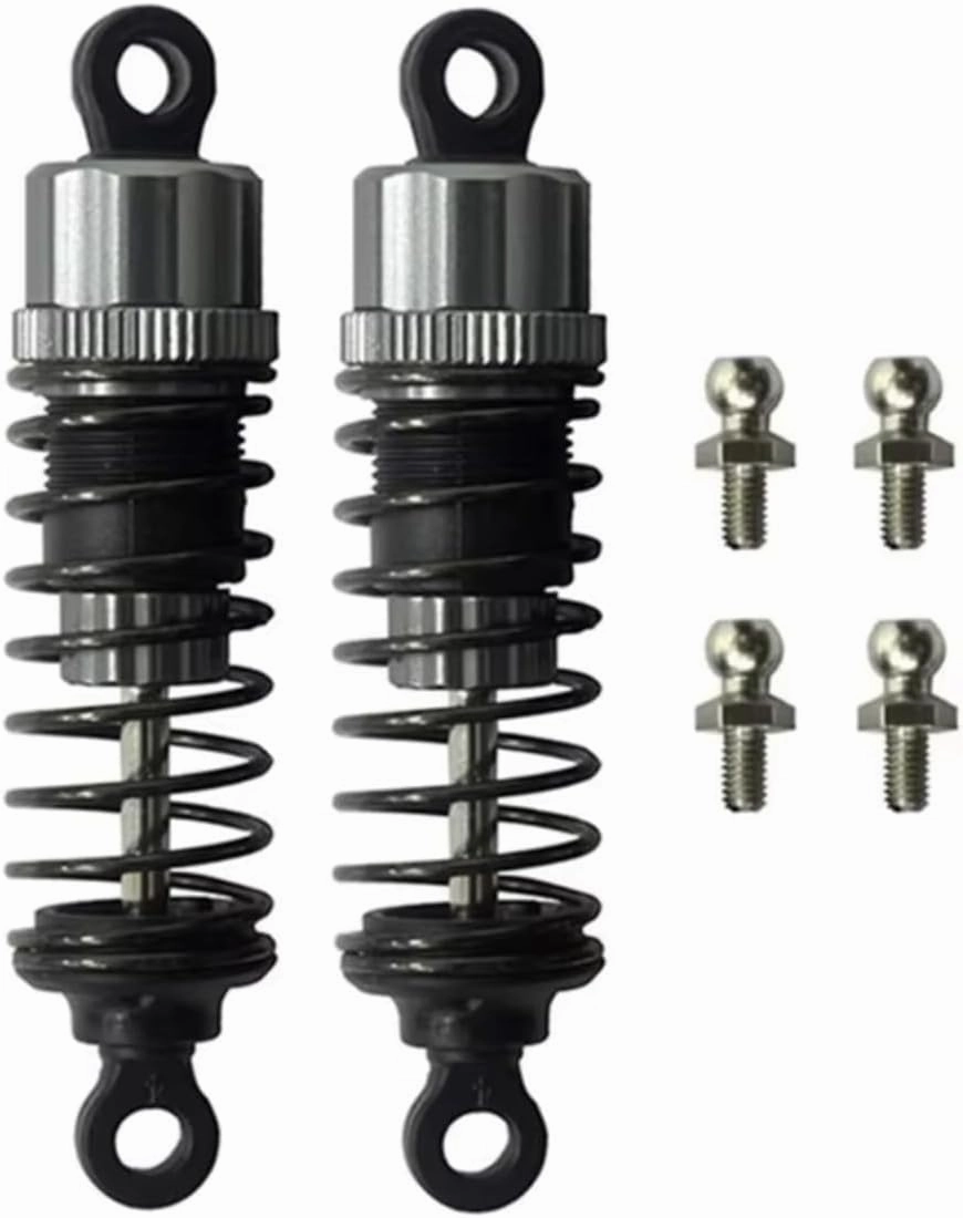 Rc Shock Absorber For HBX For Haiboxing 901 901A 903 903A 905 905A 1/12 2pcs Metal Shock Absorber RC Car Off-road Vehicle Parts And Accessories Replacement Use